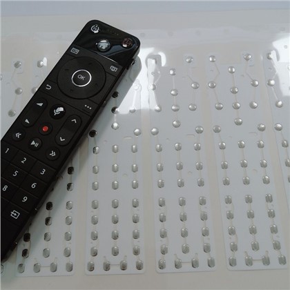 Konsumentelektronik Fjärrkontroll Dome Sheet